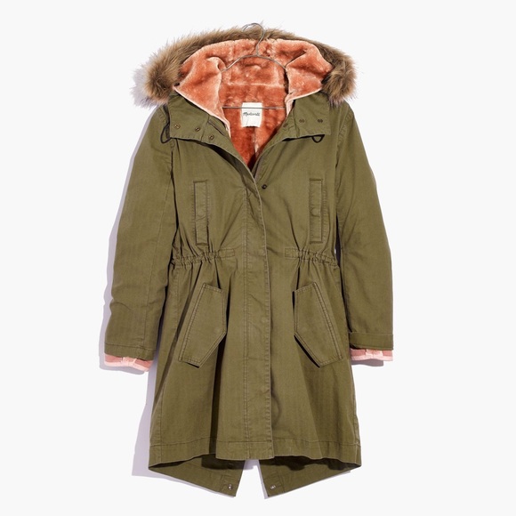 [ nwt ] Madewell Bedford Convertible Parka - Picture 5 of 8
